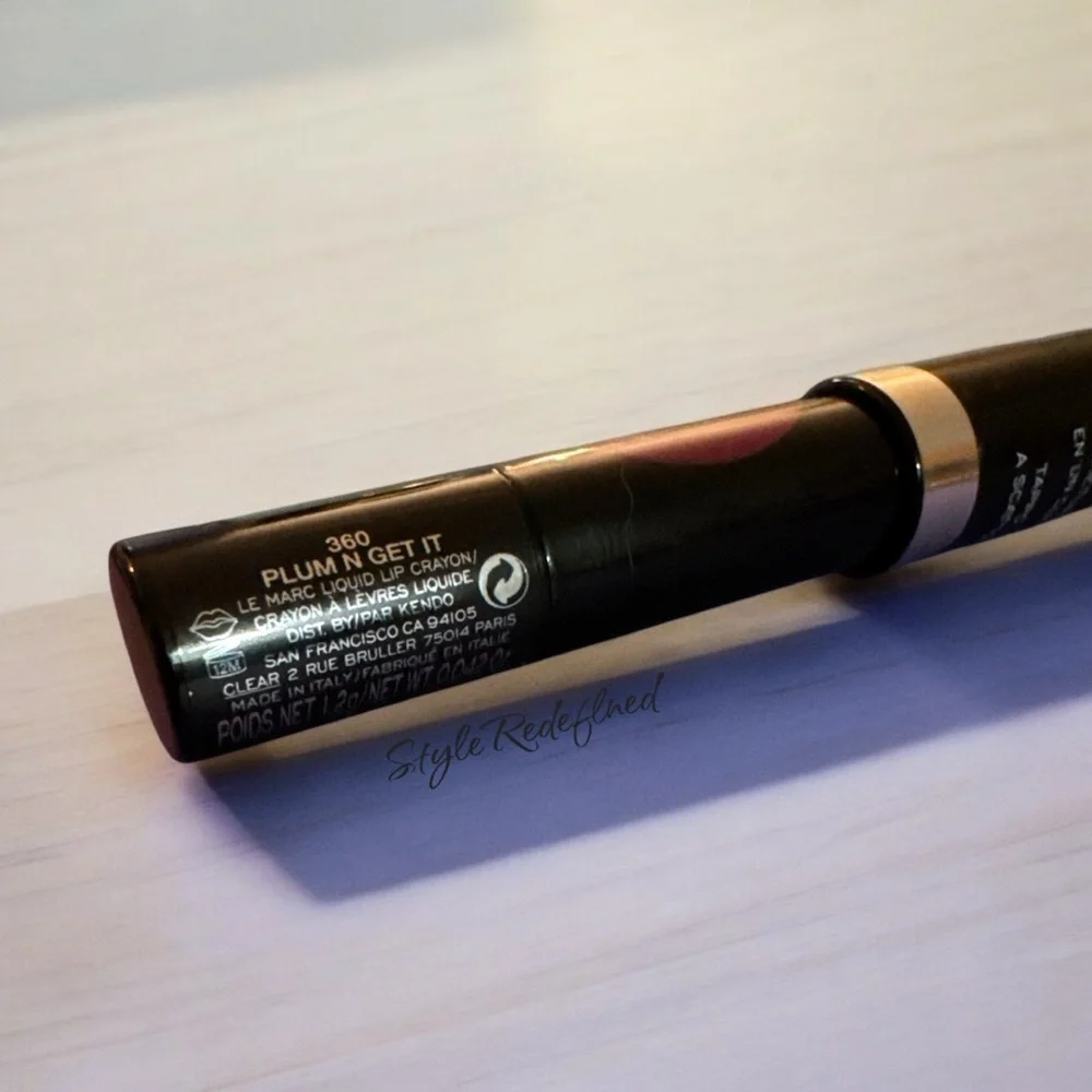 Marc Jacobs Le Marc Petite Liquid Lip Crayon - 360 Plum n Get It